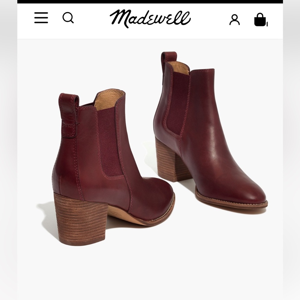 Madewell Regan Boot Dark Cabernet 7.5
